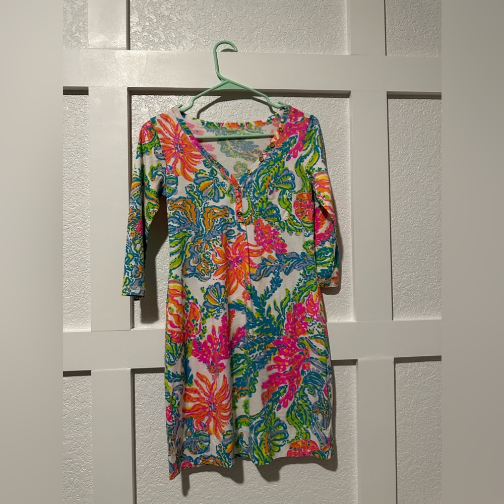 Lilly Pulitzer 3/4 Sleeve Tshirt Dress